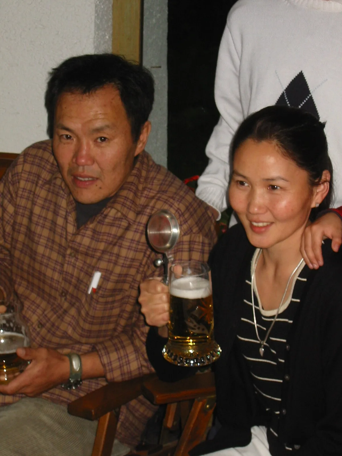 Mongolische Nomadenfamilie